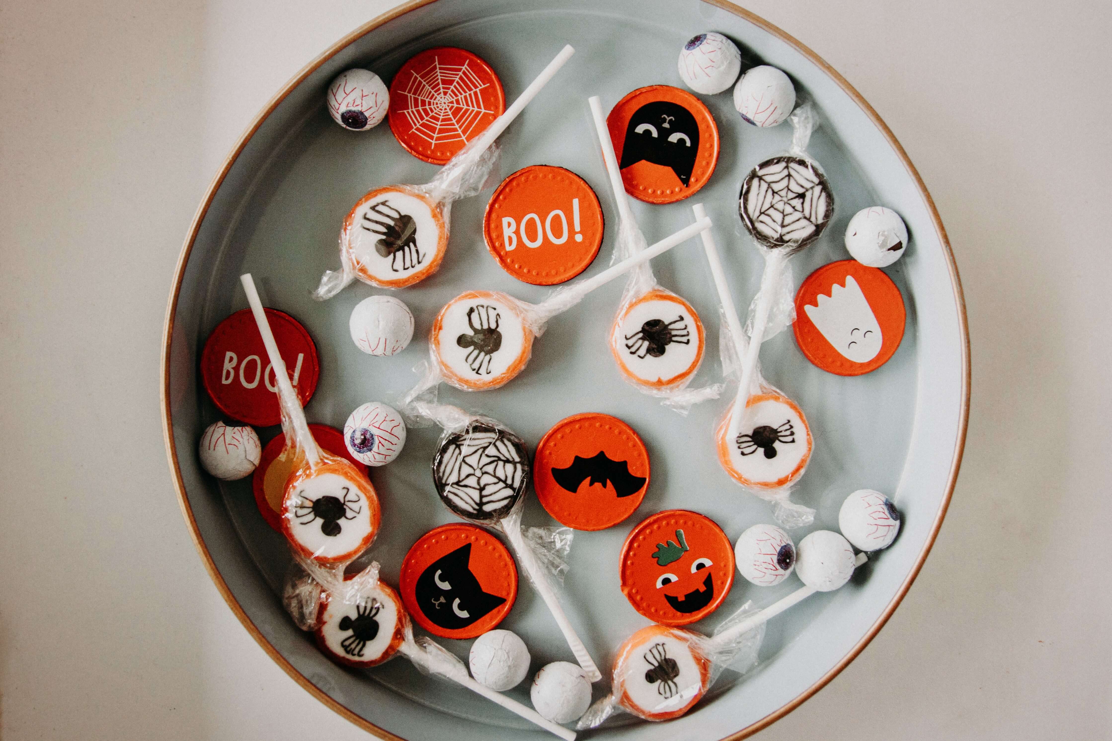 A bowl of Candies for Halloween